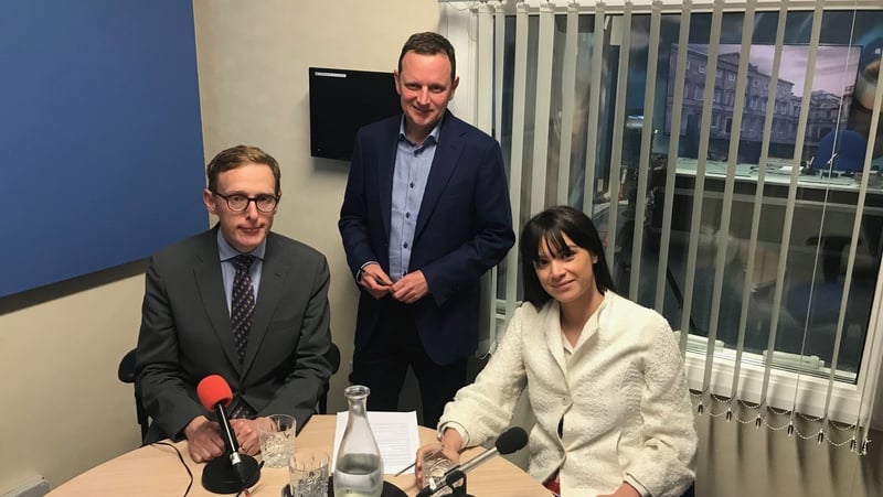 Your Politics team in the Dáil studio