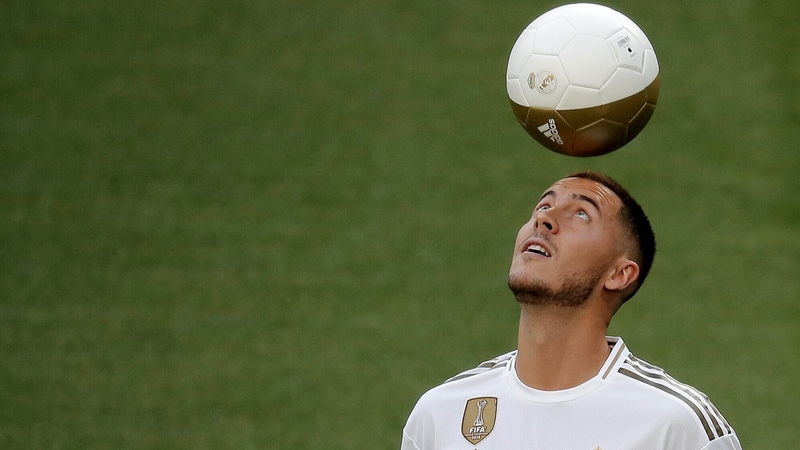 Eden Hazard as a Real Madrid player this evening