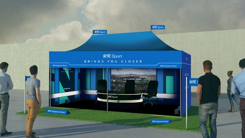 The Sunday Game set