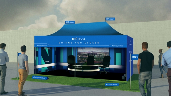 The Sunday Game set