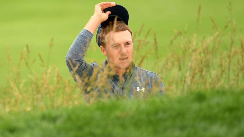 Jordan Spieth: "I was trying to clear it higher than that anyways but you don't really see that every day."