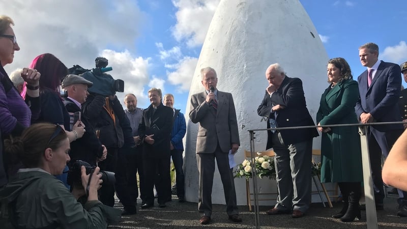 The event was held at the site at Derrigimlagh Bog outside Clifden