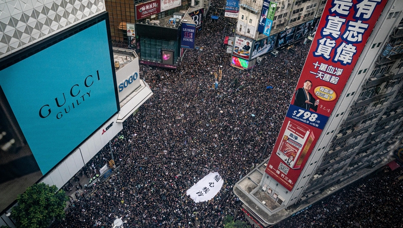 Protesters are demanding the complete withdrawal of the controversial extradition bill, rather than a suspension