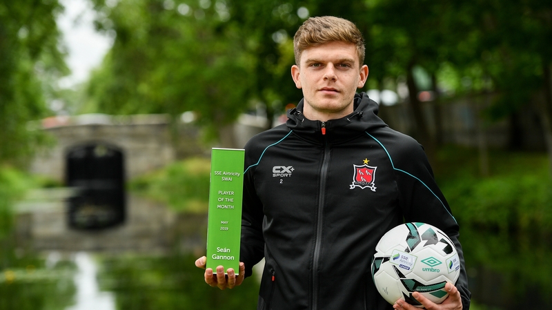 Sean Gannon with his award