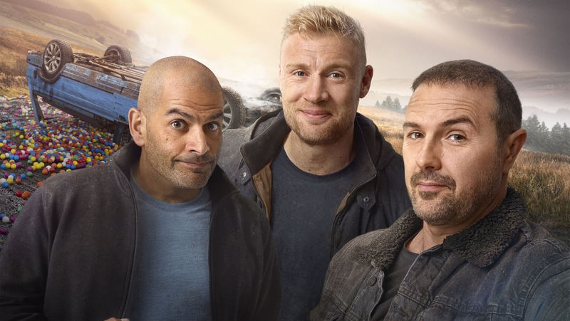 Chris Harris, Freddie Flintoff and Paddy McGuinness