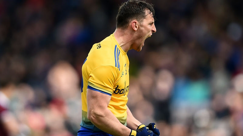 The Roscommon man celebrates