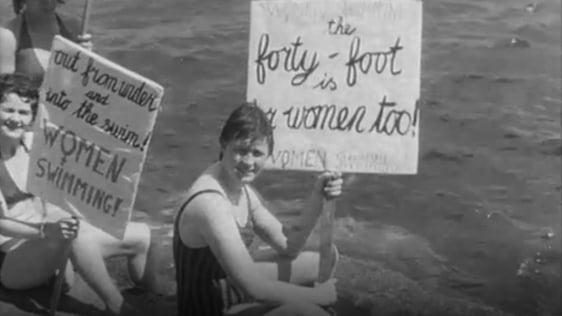 Women invade the Forty Foot