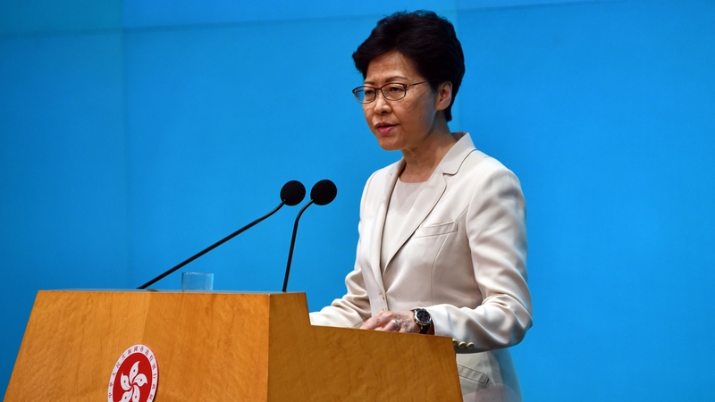 Carrie Lam gave no indication that she was prepared to step down