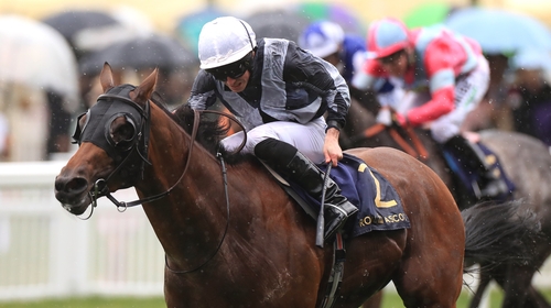 Circus Maximus and Ryan Moore winning at Royal Ascot