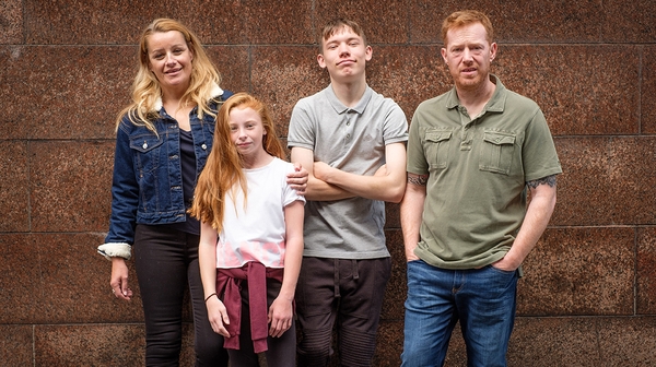 Sorry We Missed You stars Kris Hitchen, Debbie Honeywood, Rhys Stone and Katie Proctor as the family at the centre of the story