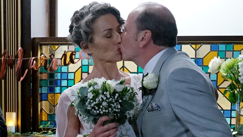 Will Heather get between Jackie and Hughie on their wedding day?