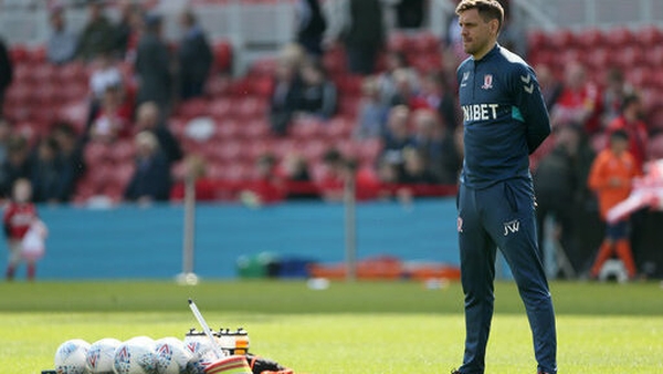 Middlesbrough manager Jonathan Woodgate