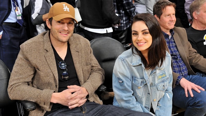 Ashton Kutcher and Mila Kunis