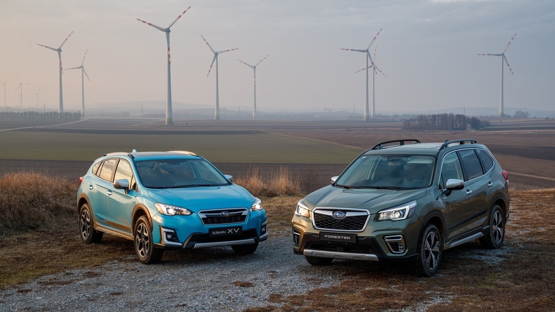 Subaru's new hybrid crossover cars.