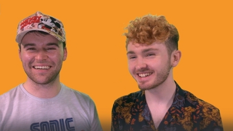 Ian Lynam (L) and Tadhg Ó Ciardha are performing at the Light it Up Comedy Gold event