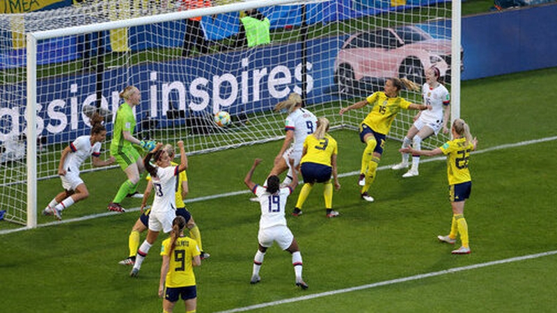 USA's Lindsey Horan scored an early goal