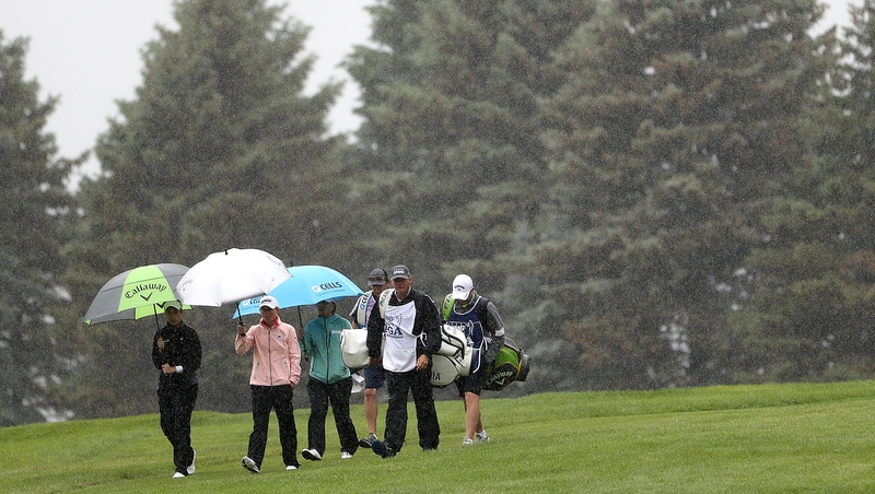 It sometimes rains in Minnesota