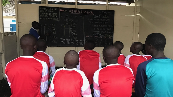 At the UNICEF centre in Beni, both boys and girls are prepared for life after war