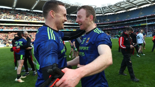 Andy Moran and Colm Boyle both came off the bench in Mayo's League triumph in March