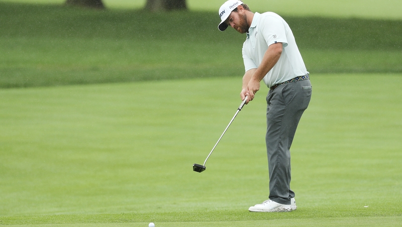 Zack Sucher is two shots clear of his nearest challengers at the halfway point in Connecticut