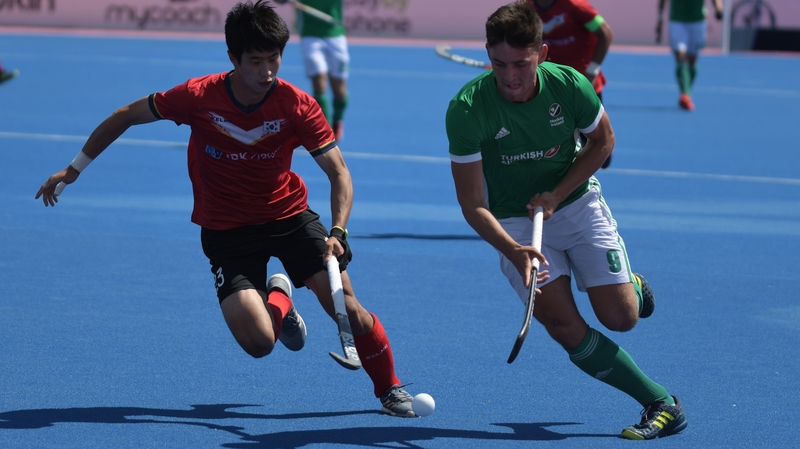 Matthew Nelson opened the scoring for Ireland against South Korea