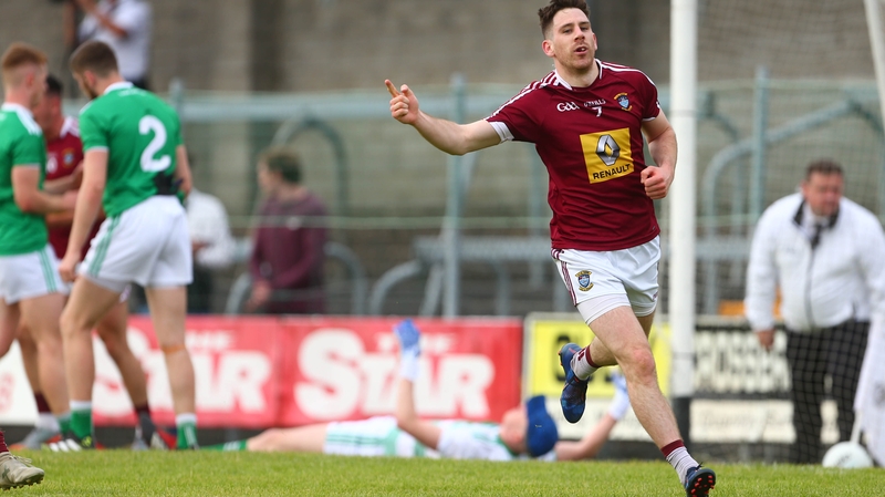 James Dolan celebrates his goal