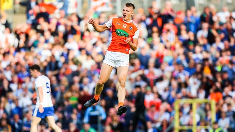 Rian O'Neill hit 2-01 against Monaghan in Clones