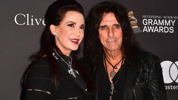 Sheryl Goddard and Alice Cooper