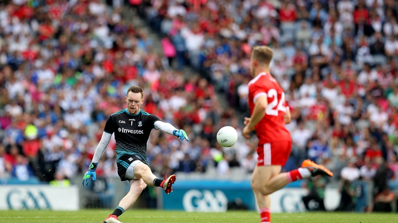 Monaghan keeper Rory Beggan can be found at both ends of the GAA pitch