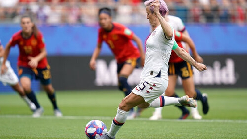 USA's Megan Rapinoe