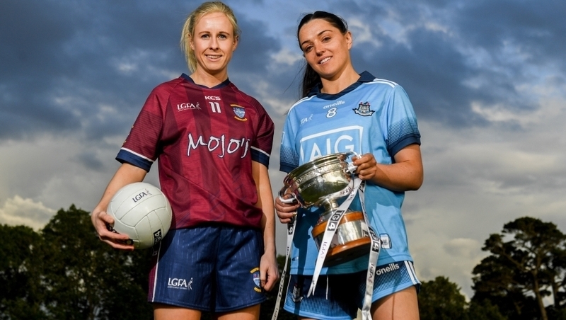 Fiona Claffey of Westmeath (l) and Sinéad Goldrick of Dublin