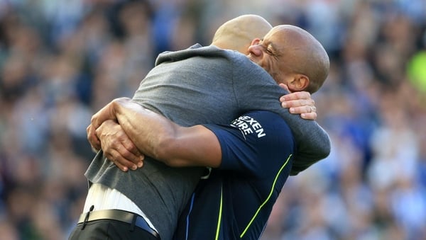 Kompany left City last summer