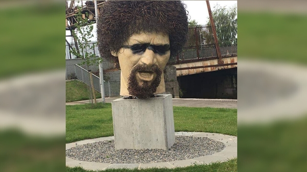 Dublin City Council says it is aware of the damage and will work with the artist to have the paint removed