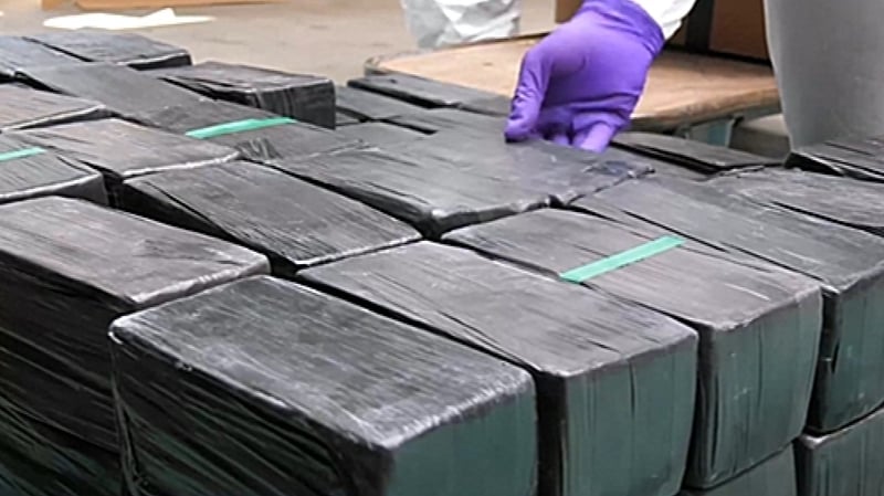 The drugs were in a concealed room in an office building