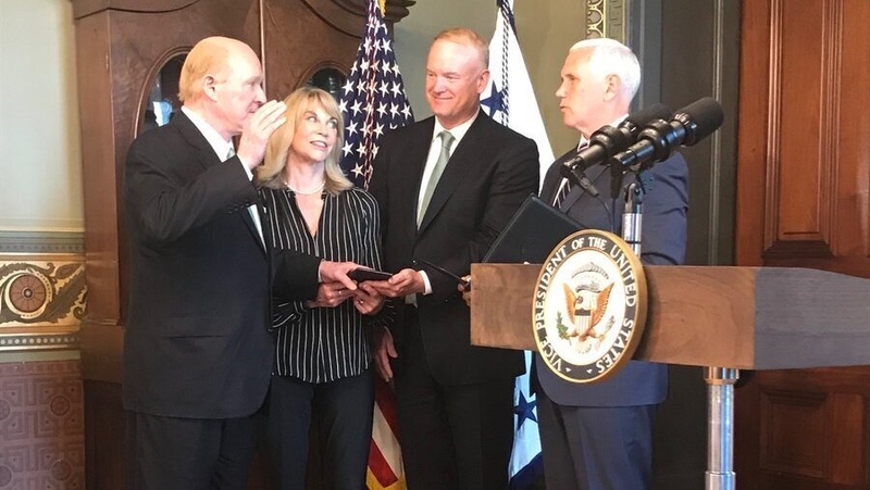 Edward Crawford will travel to Ireland to present his credentials to President Michael D Higgins