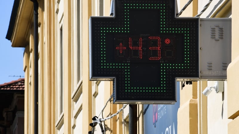 Temperatures in Europe went above 40C during recent heatwaves