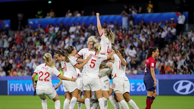 England will face either USA or France in the semi-finals