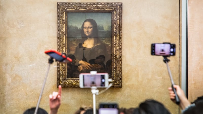 Tens of thousands of people each day pass through the room where the painting is displayed