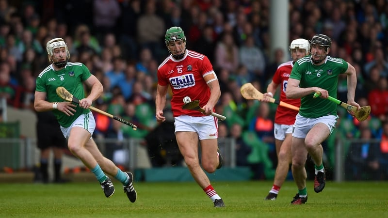 Cian Lynch (L) and Declan Hannon (R) in action against Cork earlier this summer