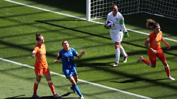 Italy's Valentina Bergamaschi rues a missed chance