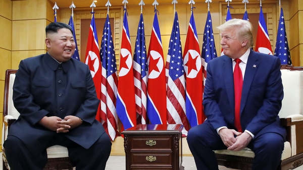 North Korean Leader Kim Jong-un and US President Donald Trump held a meeting at the DMZ