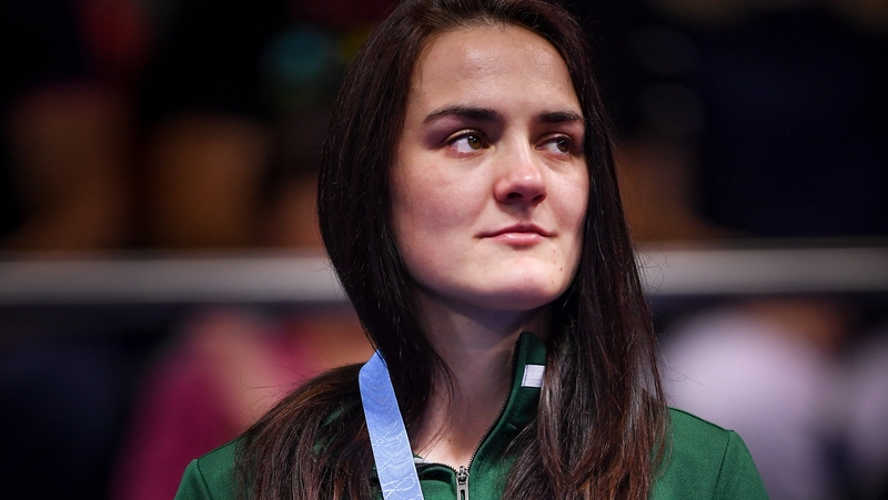 Kellie Harrington suffered the injury in the semi-final