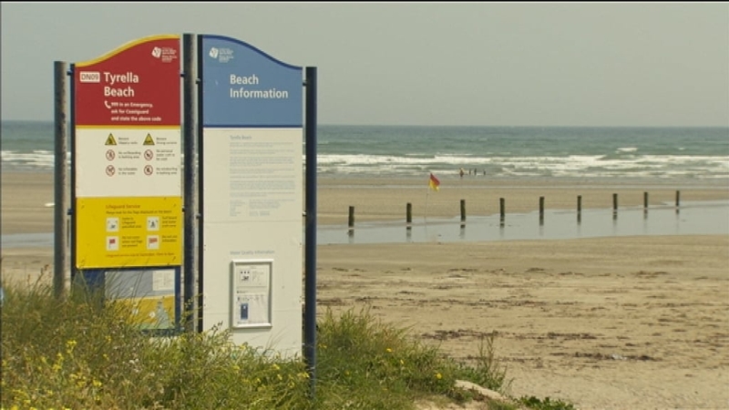 The incident happened at Tyrella Beach earlier this week