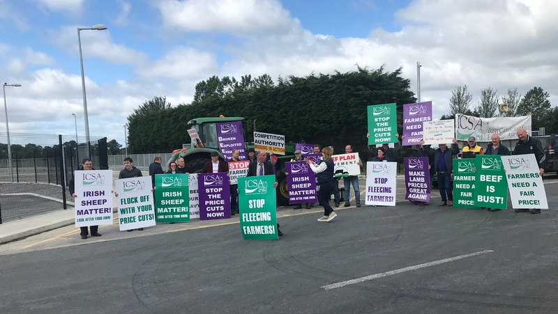 The ICSA says the price per kilo for lamb has dropped €1 in the past year