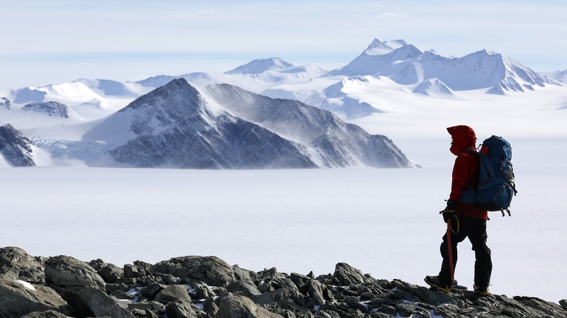 Antarctica's mountains are covered in enough ice to raise sea levels by 57 metres