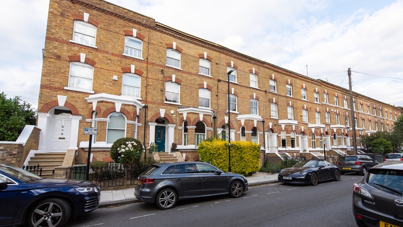 The man's body was found in the garden of a house on Offerton Road in Clapham