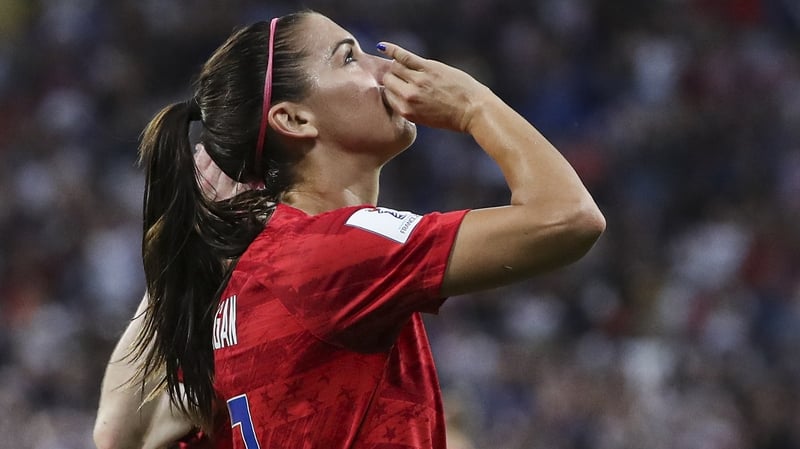 Alex Morgan's goal turned out to be the winner