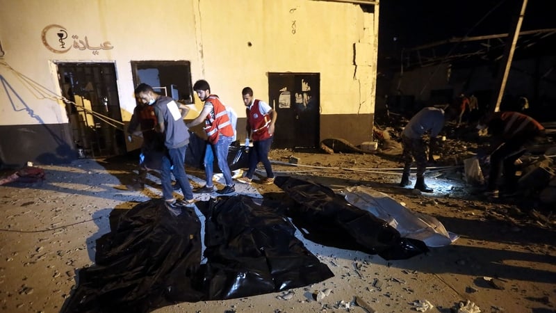 Libya's UN-backed government and rebel militias have blamed each other for the attack