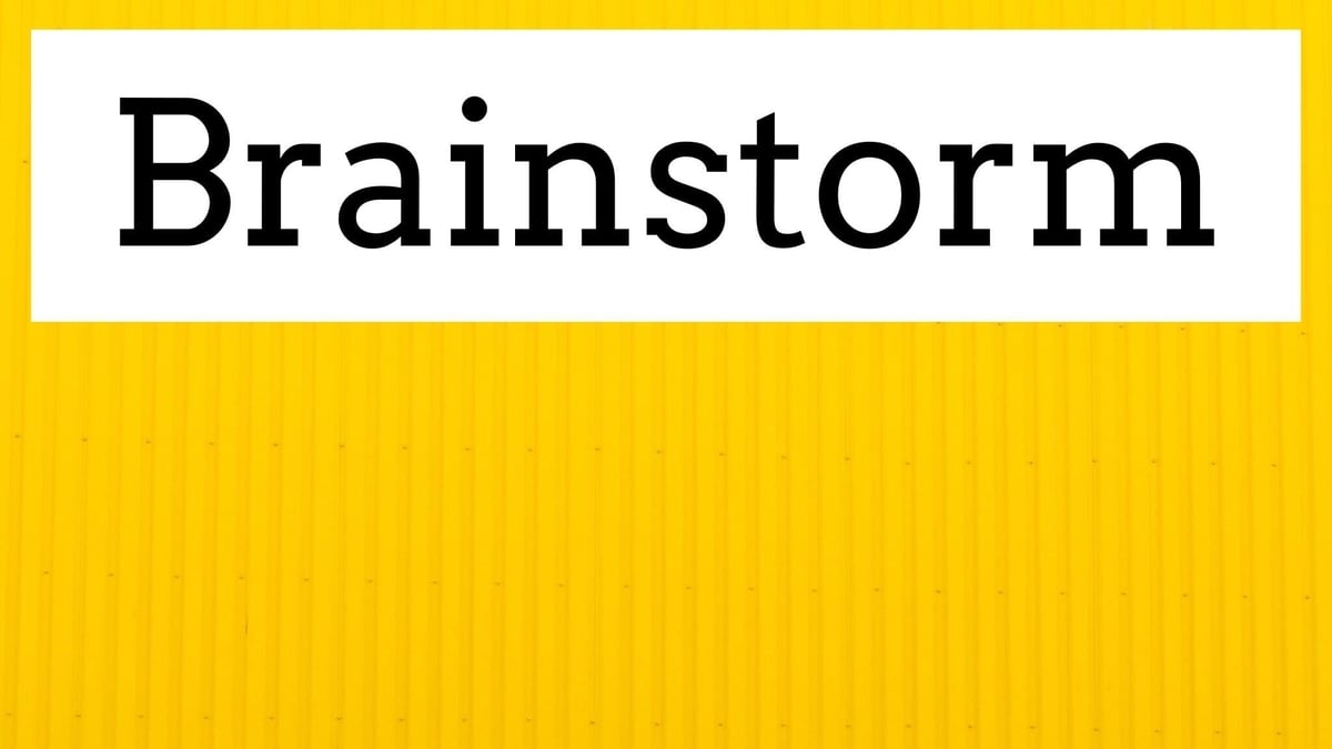 Brainstorm