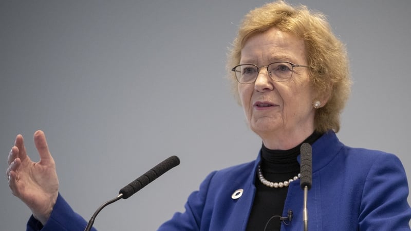 Mary Robinson is friends with Princess Haya bint Hussein